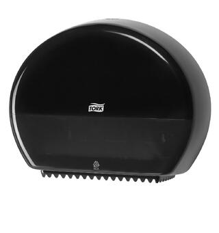 Dispenser TORK toalett mini jumbo T2sort passer til Tork T2 system